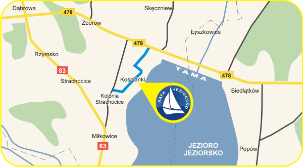 Położenie Ośrodka